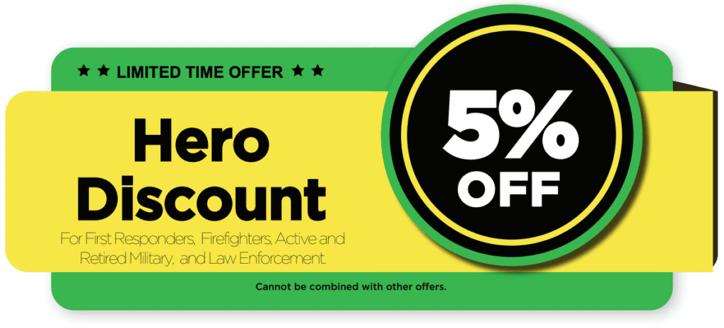 5% hero discount